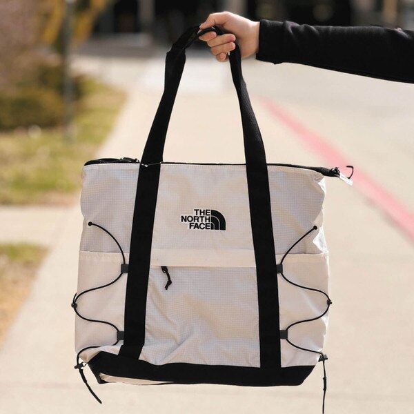 The North Face Borealis Tote White Dune and Black
